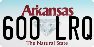 AR license plate 600LRQ