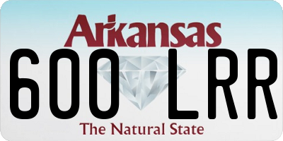 AR license plate 600LRR