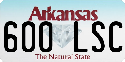 AR license plate 600LSC