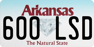 AR license plate 600LSD