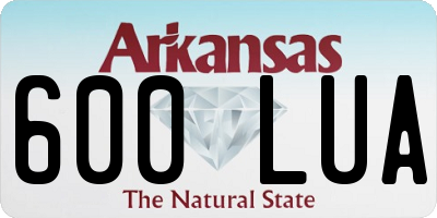AR license plate 600LUA