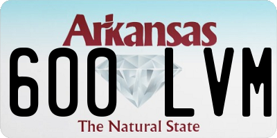 AR license plate 600LVM