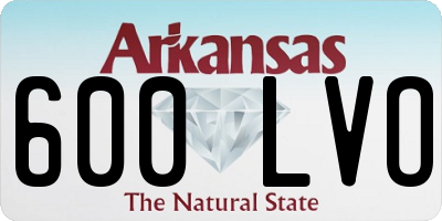 AR license plate 600LVO