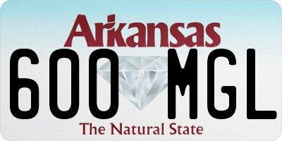 AR license plate 600MGL