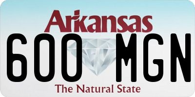 AR license plate 600MGN