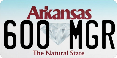 AR license plate 600MGR