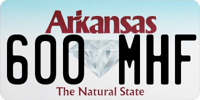 AR license plate 600MHF