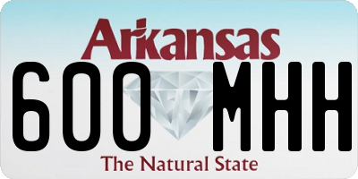AR license plate 600MHH