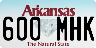 AR license plate 600MHK