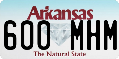 AR license plate 600MHM