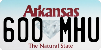 AR license plate 600MHU