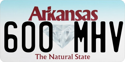 AR license plate 600MHV