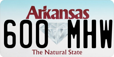 AR license plate 600MHW