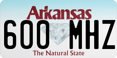 AR license plate 600MHZ