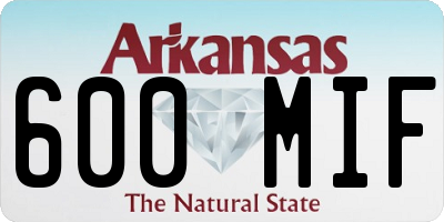 AR license plate 600MIF