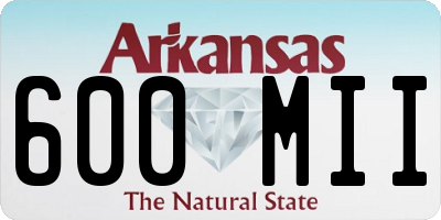 AR license plate 600MII