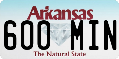 AR license plate 600MIN