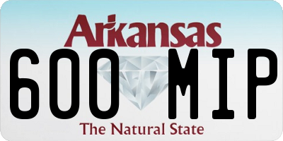 AR license plate 600MIP