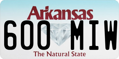 AR license plate 600MIW