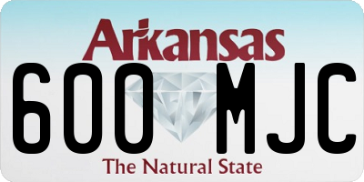 AR license plate 600MJC
