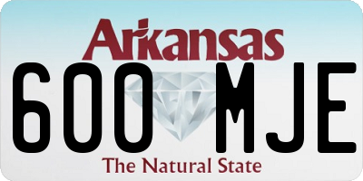 AR license plate 600MJE