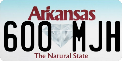 AR license plate 600MJH