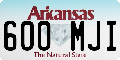 AR license plate 600MJI