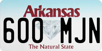 AR license plate 600MJN
