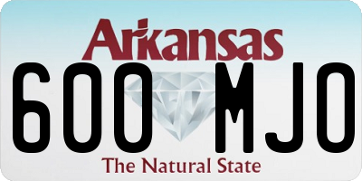 AR license plate 600MJO