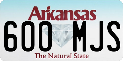 AR license plate 600MJS