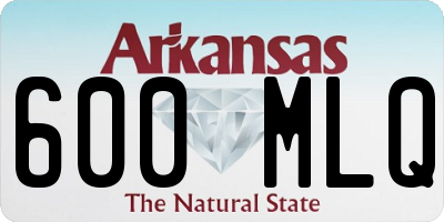 AR license plate 600MLQ
