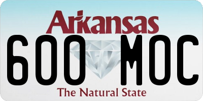 AR license plate 600MOC