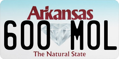 AR license plate 600MOL