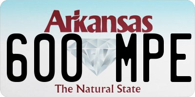 AR license plate 600MPE