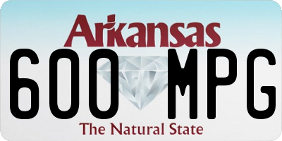 AR license plate 600MPG