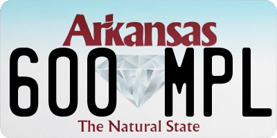 AR license plate 600MPL