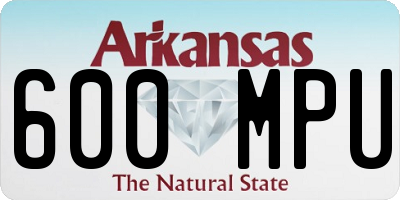 AR license plate 600MPU