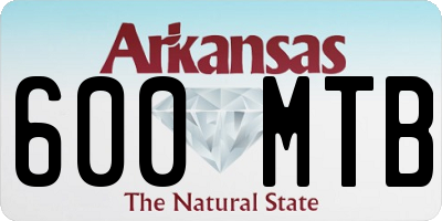 AR license plate 600MTB