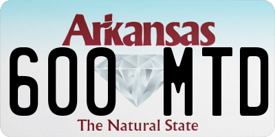 AR license plate 600MTD