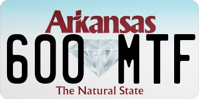 AR license plate 600MTF