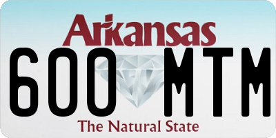 AR license plate 600MTM