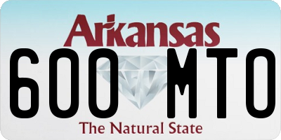 AR license plate 600MTO