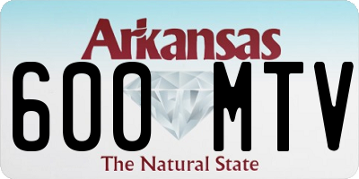 AR license plate 600MTV