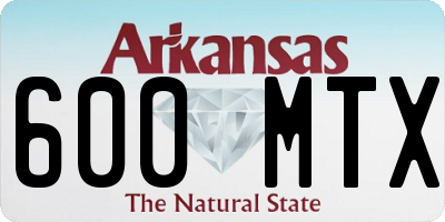 AR license plate 600MTX