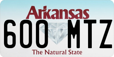 AR license plate 600MTZ