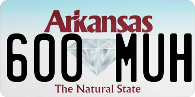 AR license plate 600MUH