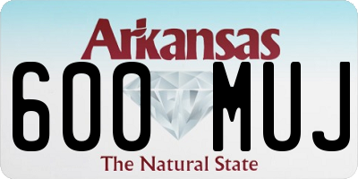 AR license plate 600MUJ