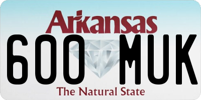 AR license plate 600MUK