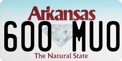 AR license plate 600MUO