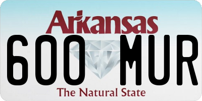 AR license plate 600MUR